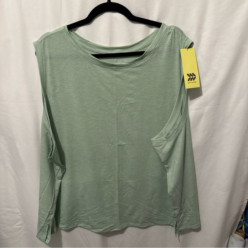 All in Motion Mint Green Women's Muscle Tee